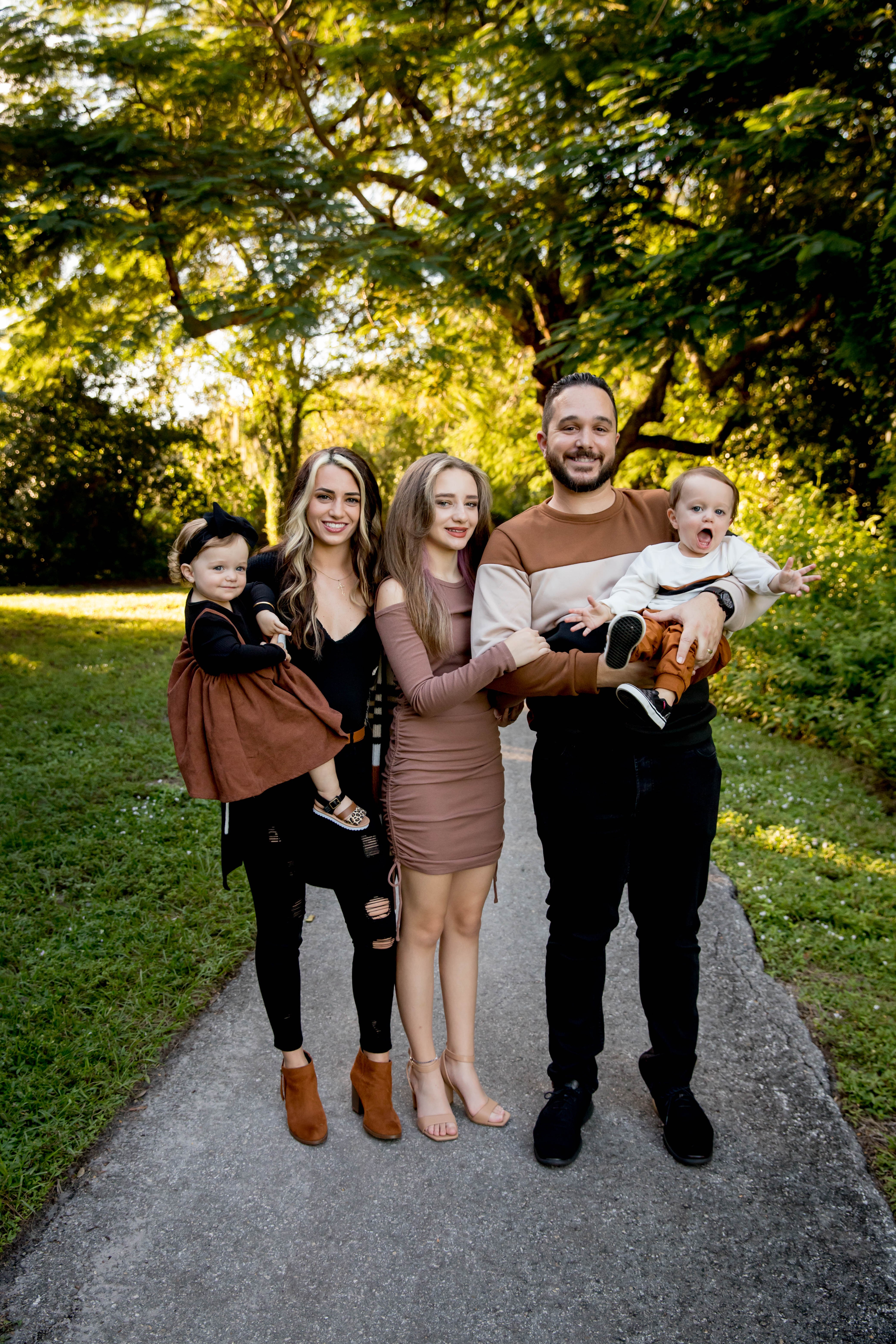 Verklas family spending time together at a park, showing active lifestyle and family connection in Westlake, Florida